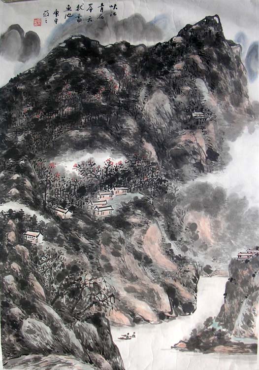 作者：林筱之&nbsp;山水&nbsp;￥：7000&nbsp;单击鼠标查看大图！