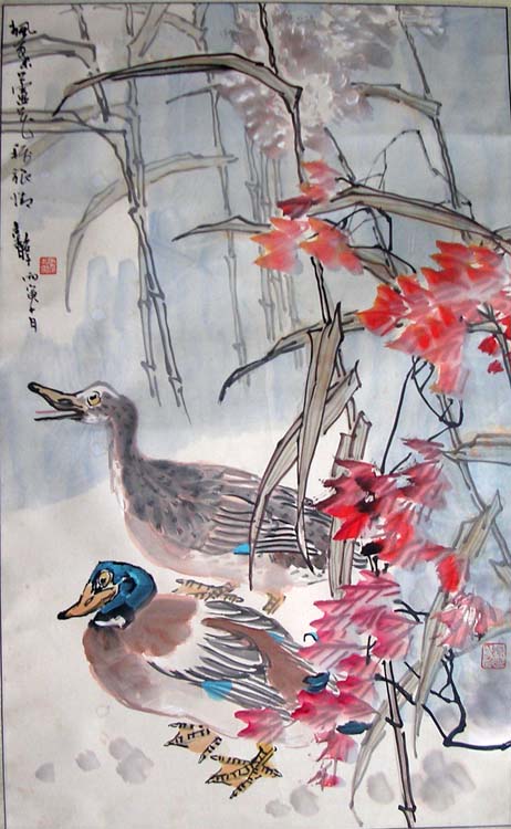 作者：张继馨&nbsp;花鸟&nbsp;￥：协商&nbsp;单击鼠标查看大图！