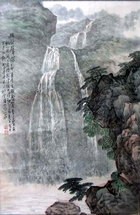 作者：卢星堂&nbsp;庐山三叠泉&nbsp;￥：35000&nbsp;单击鼠标查看大图！