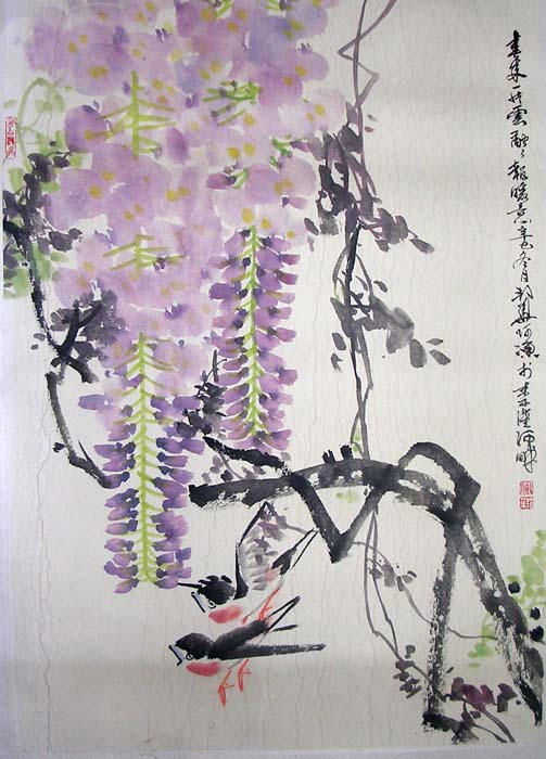 作者：傅邦华&nbsp;花鸟&nbsp;￥：协商&nbsp;单击鼠标查看大图！