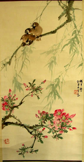 作者：胡国仁&nbsp;花鸟&nbsp;￥：协商&nbsp;单击鼠标查看大图！