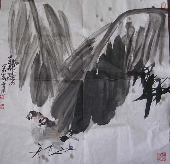 作者：陆大有&nbsp;花鸟 &nbsp;￥：1500&nbsp;单击鼠标查看大图！