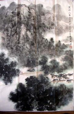 作者：傅瑜明&nbsp;山水&nbsp;￥：3500&nbsp;单击鼠标查看详细介绍！