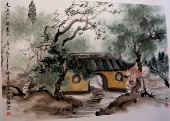 作者：傅益瑶&nbsp;山水&nbsp;￥：赏真阁藏品&nbsp;单击鼠标查看详细介绍！