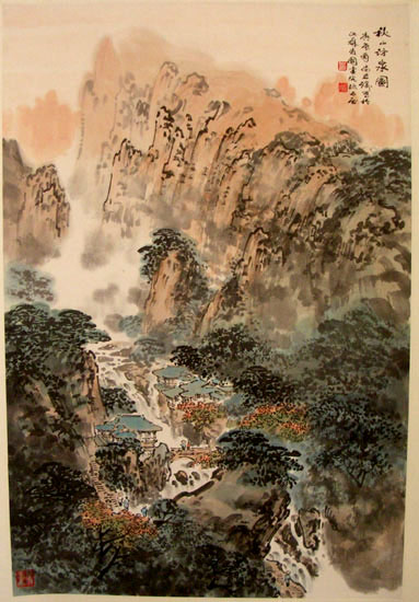 作者：尚君励&nbsp;山水&nbsp;￥：協商&nbsp;单击鼠标查看大图！