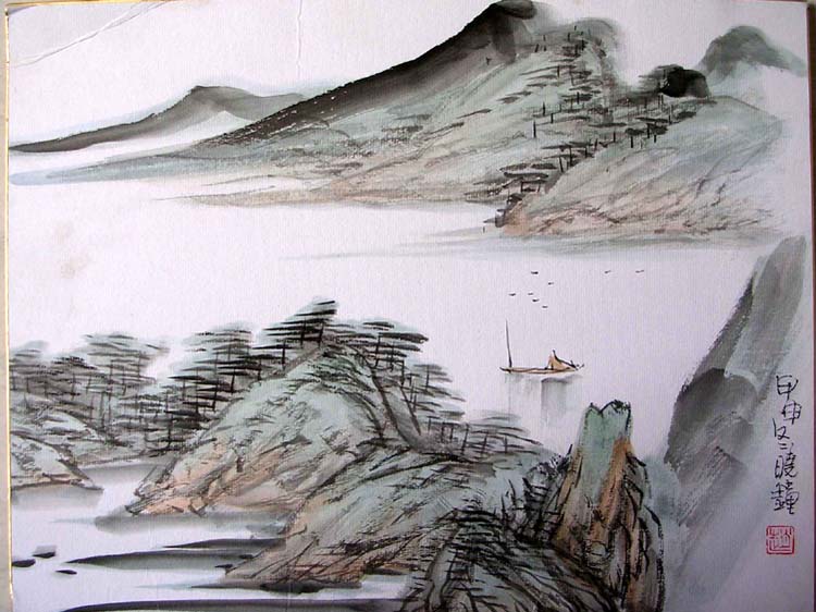 作者：赵晓钟&nbsp;山水&nbsp;￥：1500&nbsp;单击鼠标查看大图！