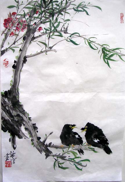 作者：徐纯原&nbsp;徐纯原 花鸟&nbsp;￥：赏真阁藏品&nbsp;单击鼠标查看大图！