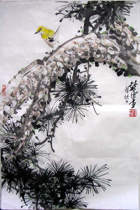 作者：徐纯原&nbsp;徐纯原 花鸟&nbsp;￥：赏真阁藏品&nbsp;单击鼠标查看大图！