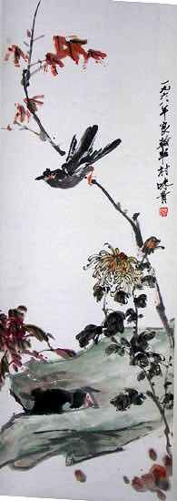 作者：赵良翰&nbsp;《花鸟》 &nbsp;￥：6000&nbsp;单击鼠标查看大图！