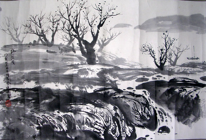 作者：张良&nbsp;山水&nbsp;￥：协商&nbsp;单击鼠标查看大图！