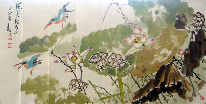 作者：张继馨&nbsp;花鸟&nbsp;￥：协商&nbsp;单击鼠标查看大图！