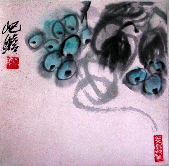 作者：朱屺瞻&nbsp;花鸟&nbsp;￥：5000&nbsp;单击鼠标查看大图！