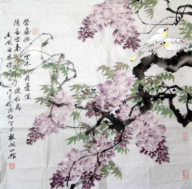 作者：徐源绍&nbsp;徐源绍 花鸟 &nbsp;￥：赏真阁藏品&nbsp;单击鼠标查看大图！