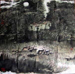 作者：罗国玮&nbsp;山水&nbsp;￥：赏真阁藏品&nbsp;单击鼠标查看详细介绍！