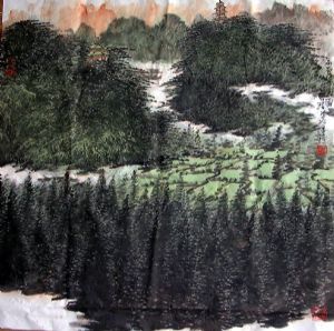 作者：罗国玮&nbsp;山水&nbsp;￥：赏真阁藏品&nbsp;单击鼠标查看详细介绍！