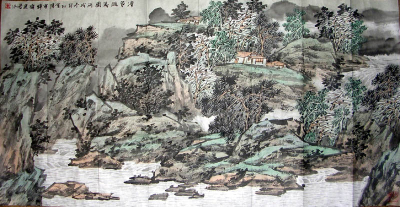 作者：倪建鸣&nbsp;山水&nbsp;￥：协商&nbsp;单击鼠标查看大图！