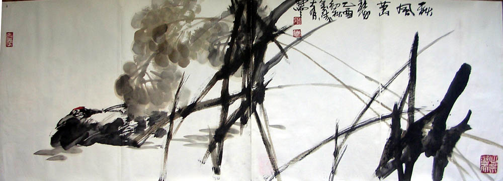 作者：陆大有&nbsp;花鸟&nbsp;￥：1500&nbsp;单击鼠标查看大图！