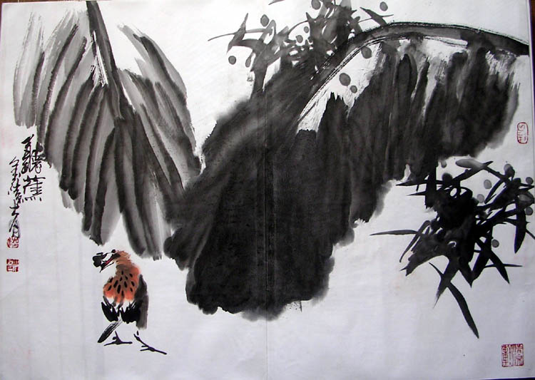 作者：陆大有&nbsp;花鸟&nbsp;￥：协商&nbsp;单击鼠标查看大图！