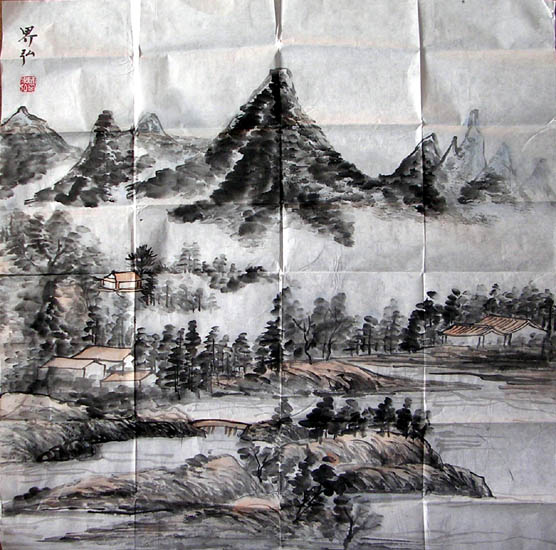 作者：师界弘&nbsp;山水&nbsp;￥：协商&nbsp;单击鼠标查看大图！