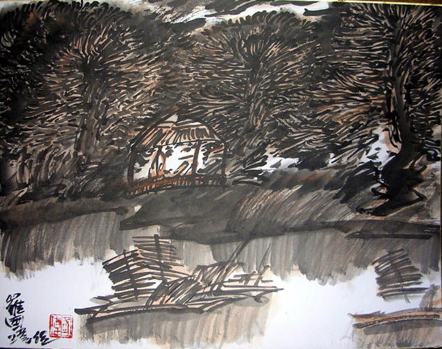 作者：罗国玮&nbsp;山水&nbsp;￥：协商&nbsp;单击鼠标查看大图！