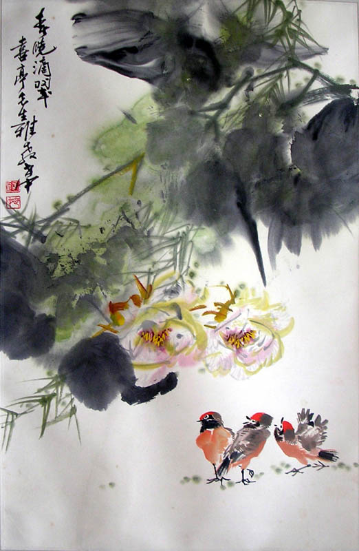 作者：陈世忠&nbsp;花鸟&nbsp;￥：协商&nbsp;单击鼠标查看大图！