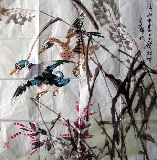 作者：张继馨&nbsp;花鸟&nbsp;￥：赏真阁藏品&nbsp;单击鼠标查看详细介绍！