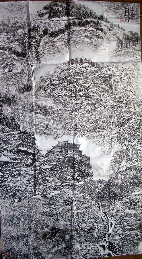 作者：杭中吉&nbsp;山水&nbsp;￥：30000&nbsp;单击鼠标查看大图！