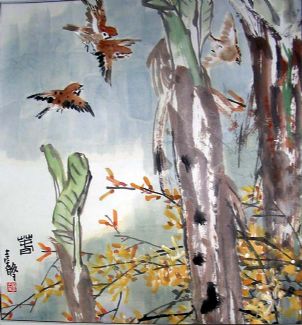 作者：张继馨&nbsp;张继馨花鸟&nbsp;￥：赏真阁藏品&nbsp;单击鼠标查看详细介绍！