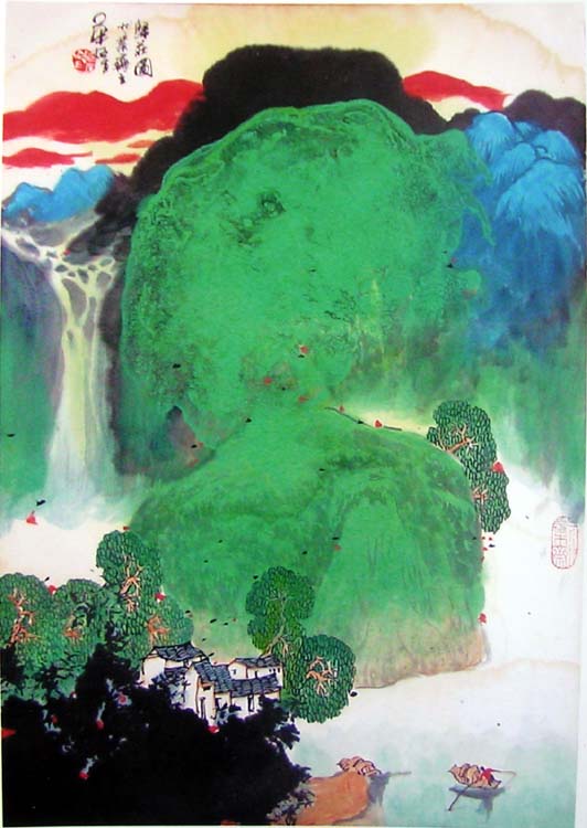 作者：华拓&nbsp;山水&nbsp;￥：10000&nbsp;单击鼠标查看大图！