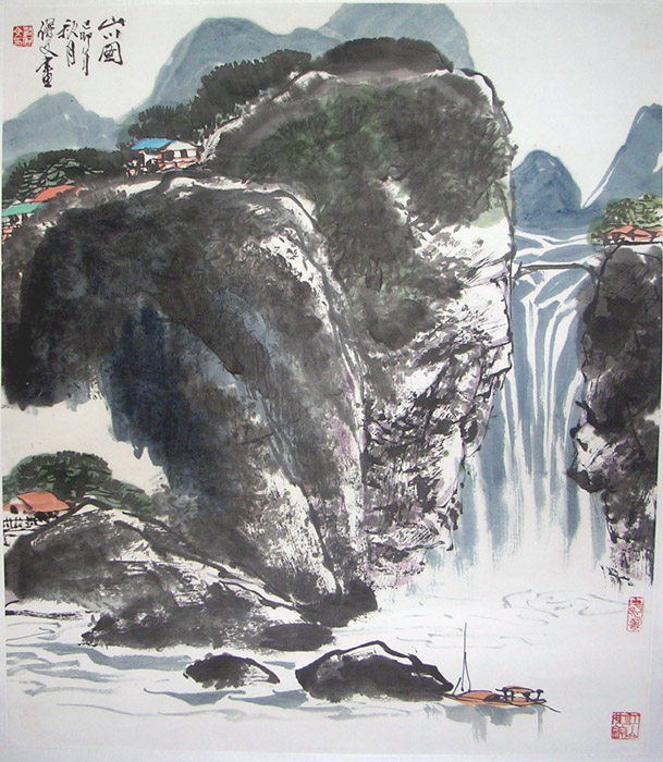 作者：范保文&nbsp;山水&nbsp;￥：9000&nbsp;单击鼠标查看大图！