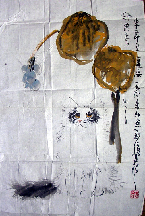 作者：刘阳&nbsp;  花鸟  &nbsp;￥：800&nbsp;单击鼠标查看大图！