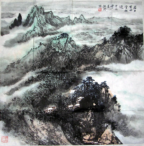 作者：汪澄&nbsp;山水&nbsp;￥：5000&nbsp;单击鼠标查看大图！