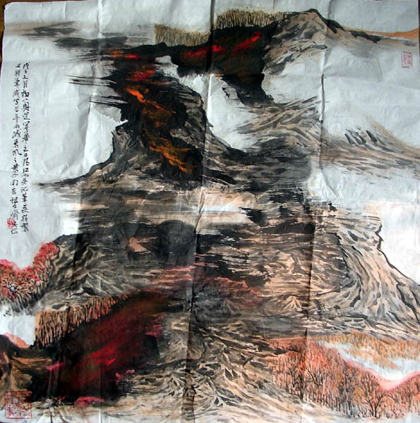 作者：张仪&nbsp;山水&nbsp;￥：2000&nbsp;单击鼠标查看大图！