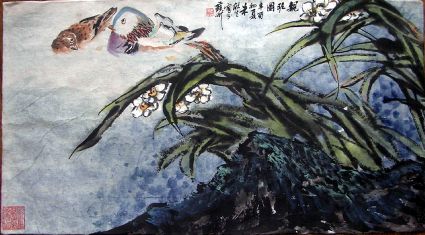 作者：朱欣生&nbsp;花鸟&nbsp;￥：协商&nbsp;单击鼠标查看详细介绍！