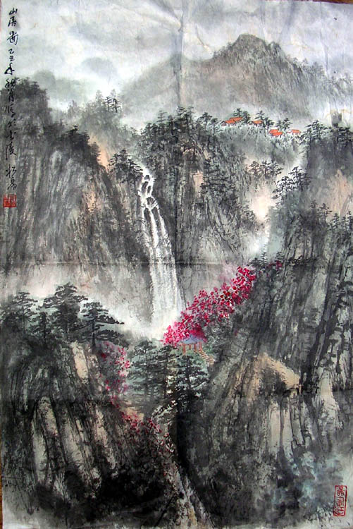 作者：蔡松昌&nbsp;山水&nbsp;￥：协商&nbsp;单击鼠标查看大图！