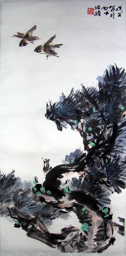 作者：赵良翰&nbsp;花鸟&nbsp;￥：10000&nbsp;单击鼠标查看大图！