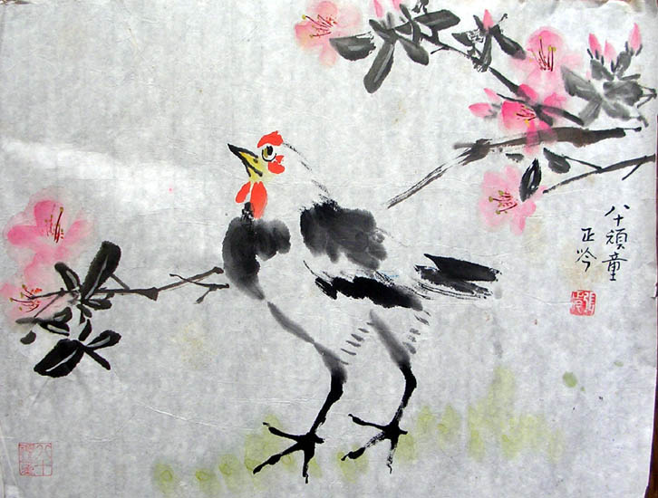 作者：张正吟&nbsp;花鸟&nbsp;￥：1500&nbsp;单击鼠标查看大图！