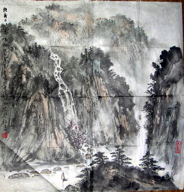 作者：蔡松昌&nbsp;山水&nbsp;￥：协商&nbsp;单击鼠标查看大图！