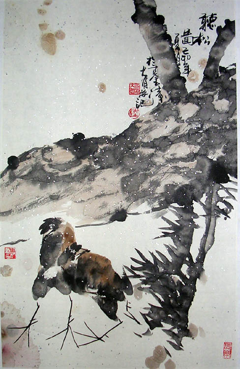 作者：陆大有&nbsp;花鸟&nbsp;￥：协商&nbsp;单击鼠标查看大图！