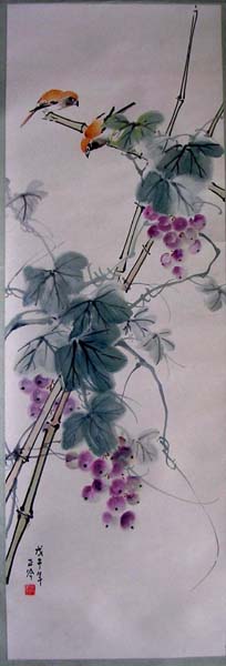 作者：张正吟&nbsp;花鸟&nbsp;￥：赏真阁藏品&nbsp;单击鼠标查看大图！