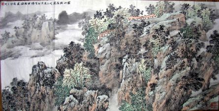 作者：倪建鸣&nbsp;山水&nbsp;￥：协商&nbsp;单击鼠标查看详细介绍！