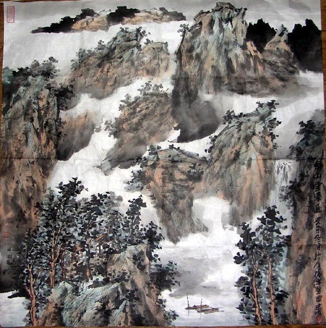 作者：倪建鸣&nbsp;山水&nbsp;￥：协商&nbsp;单击鼠标查看大图！