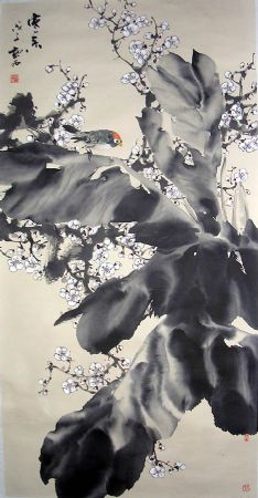 作者：施雨&nbsp;花鸟&nbsp;￥：赏真阁藏品&nbsp;单击鼠标查看详细介绍！