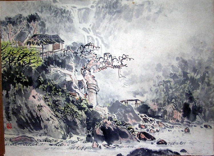 作者：张天霖&nbsp;山水&nbsp;￥：1000&nbsp;单击鼠标查看大图！