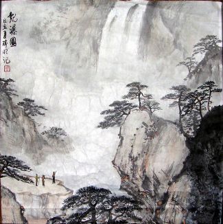 作者：傅瑜明&nbsp;山水&nbsp;￥：赏真阁藏品&nbsp;单击鼠标查看详细介绍！