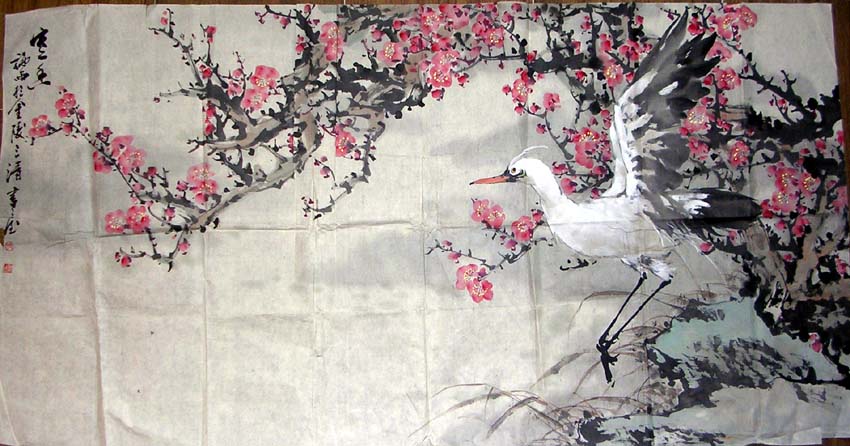 作者：施雨&nbsp;花鸟&nbsp;￥：协商&nbsp;单击鼠标查看大图！