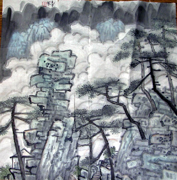 作者：王宁&nbsp;山水&nbsp;￥：1000&nbsp;单击鼠标查看大图！