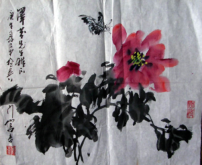 作者：宫音 &nbsp;花鸟&nbsp;￥：800&nbsp;单击鼠标查看大图！