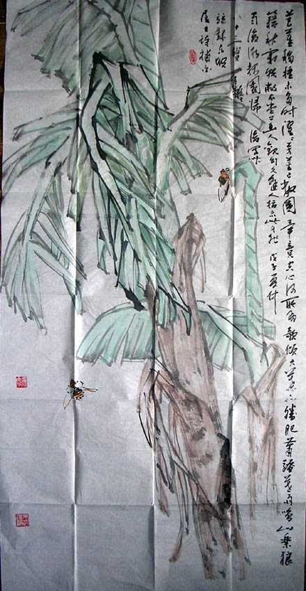 作者：张继馨&nbsp;花鸟&nbsp;￥：赏真阁藏品&nbsp;单击鼠标查看大图！