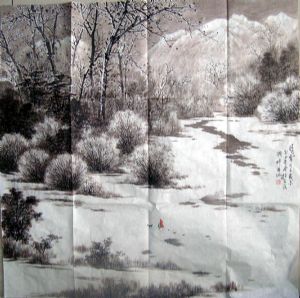 作者：卢星堂&nbsp;山水&nbsp;￥：赏真阁藏品&nbsp;单击鼠标查看详细介绍！